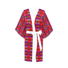 Load image into Gallery viewer, Cree Confederacy Chicken Dance Kimono Robe
