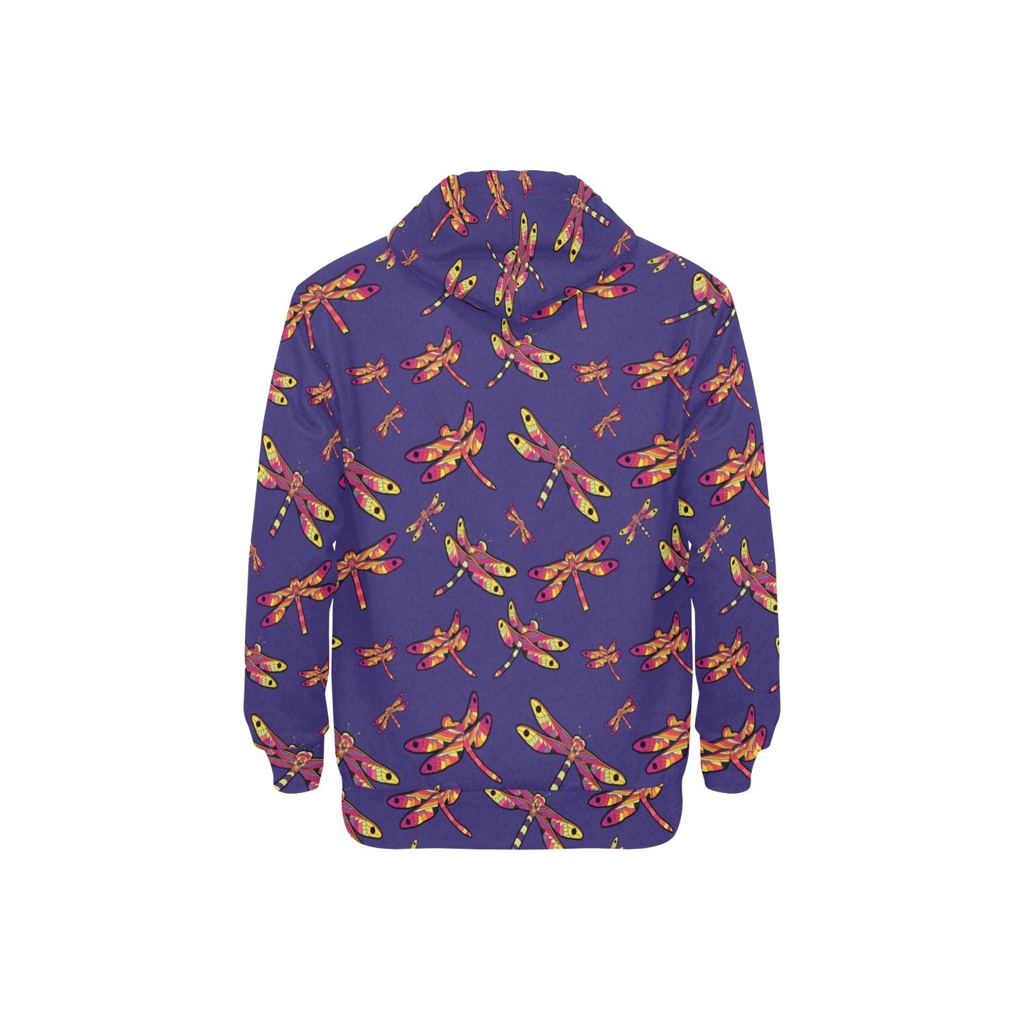 Gathering Purple Men's Long Sleeve Fleece Hoodie