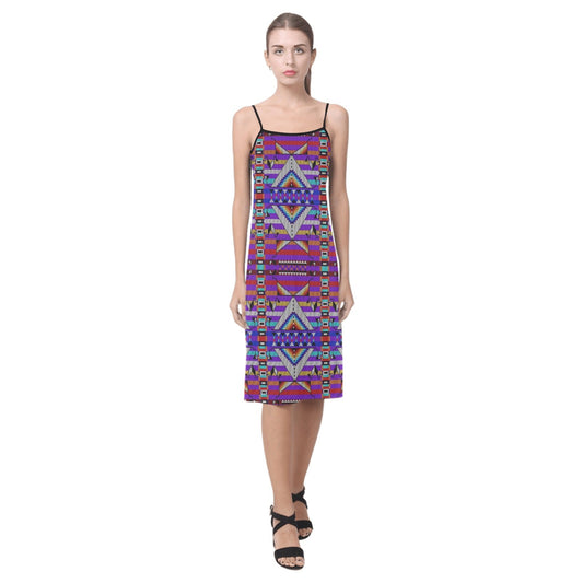 Medicine Blessing Purple Alcestis Slip Dress