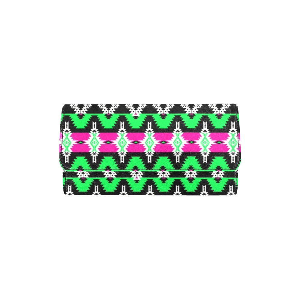 Two Spirit Ceremony Women's Trifold Wallet
