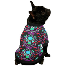 Load image into Gallery viewer, Floral Beadwork Four Clans Winter Pet Dog Round Neck Shirt
