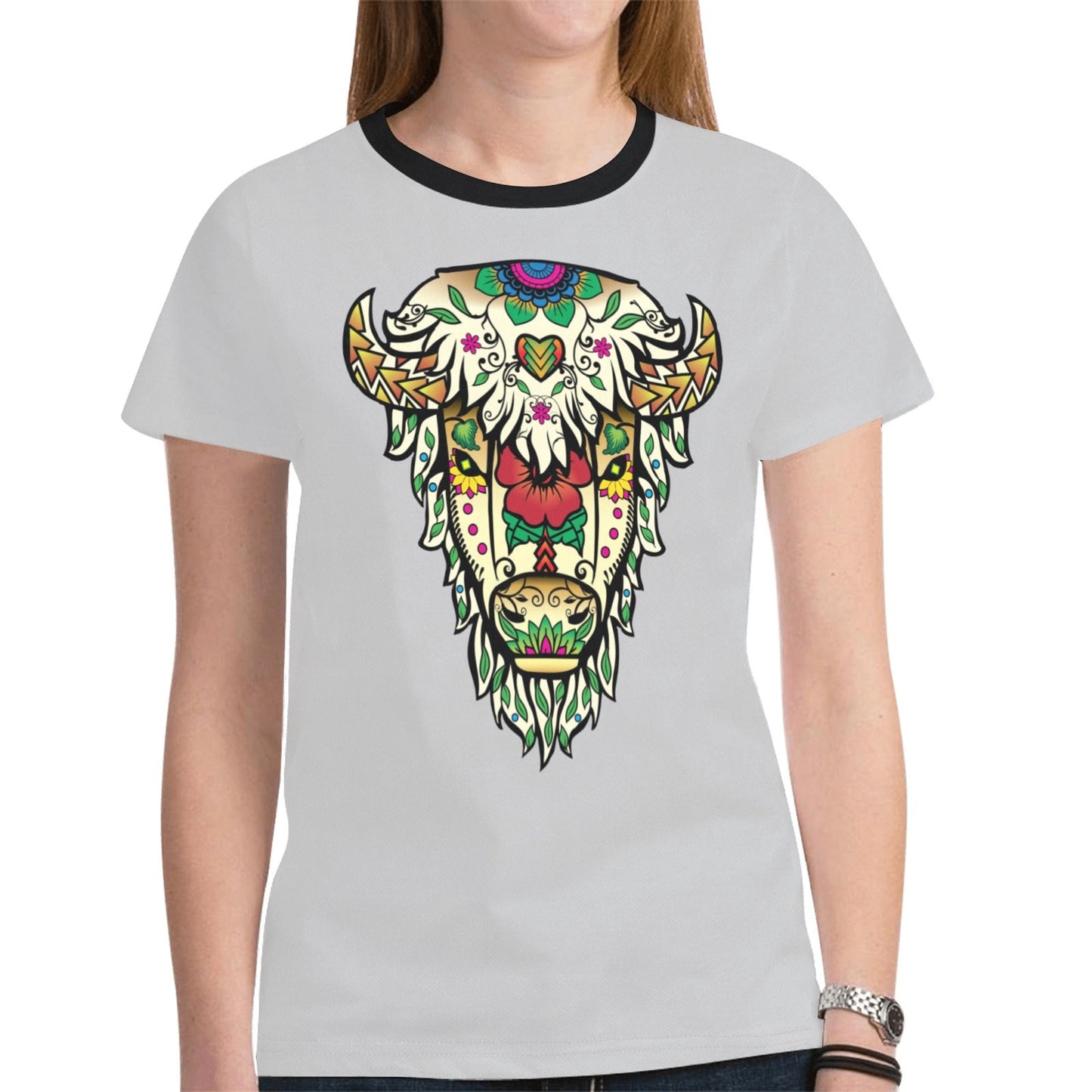 Buffalo Spirit Guide Gray Tee