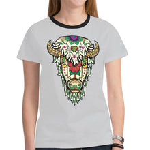 Load image into Gallery viewer, Buffalo Spirit Guide (Gray) New T-shirt for Women
