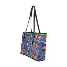 Load image into Gallery viewer, Bee Spring Twilight Leather Tote Bag
