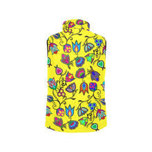 Load image into Gallery viewer, Indigenous Paisley Yellow Women&#39;s Padded Vest Jacket
