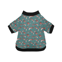 Load image into Gallery viewer, Red Swift Turquoise Pet Dog Round Neck Shirt
