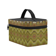 Load image into Gallery viewer, Fire Feather Yellow Cosmetic Bag/Large
