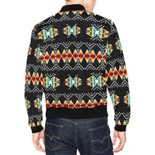 Load image into Gallery viewer, Sacred Trust Black Colour Bomber Jacket for Men
