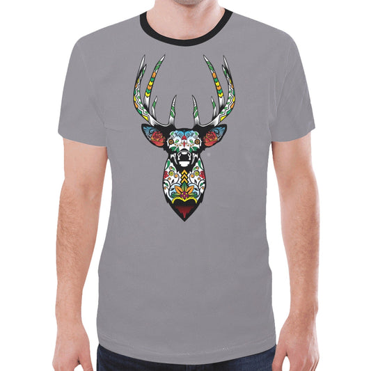 Elk Spirit Guide (Dark Gray) New T-shirt for Men