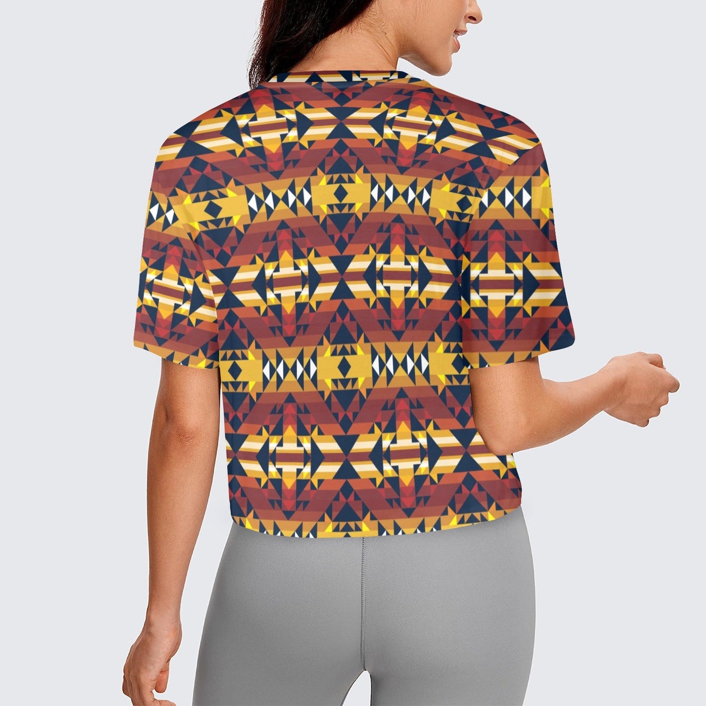 Golden Clouds Crop Top