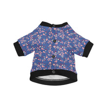 Load image into Gallery viewer, Swift Floral Peach Blue Pet Dog Round Neck Shirt
