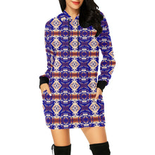 Load image into Gallery viewer, Gathering Earth Lake Hoodie Dress
