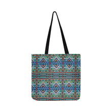 Load image into Gallery viewer, Medicine Blessing Turquoise Reusable Shopping Bag
