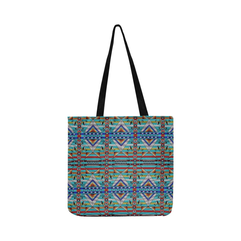 Medicine Blessing Turquoise Reusable Shopping Bag