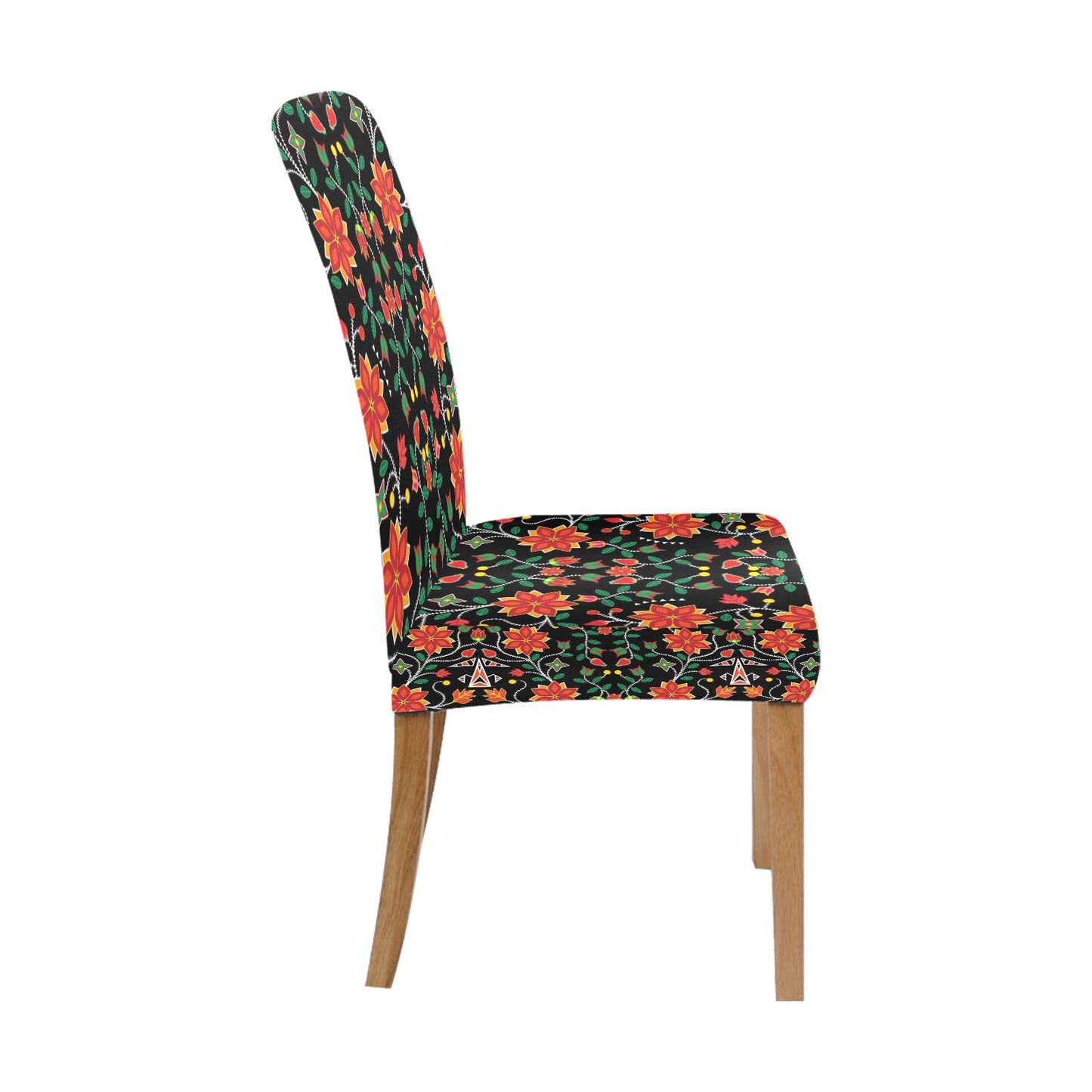Floral Beadwork Six Bands Chair Cover (Pack of 6)