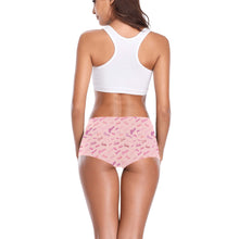 Load image into Gallery viewer, Ladies Skoden Type Undergarment Pink Women&#39;s Boyshort Panties (Model L31)
