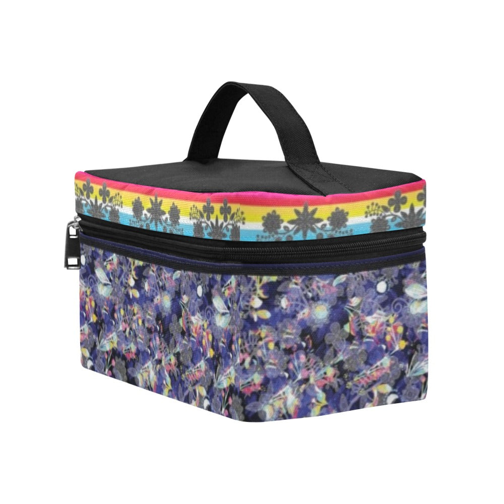 Culture in Nature Blue Cosmetic Bag