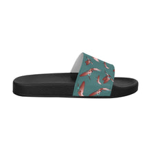 Load image into Gallery viewer, Red Swift Turquoise Women&#39;s Slide Sandals
