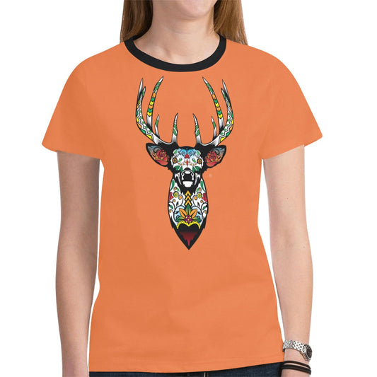 Elk Spirit Guide Orange Tee
