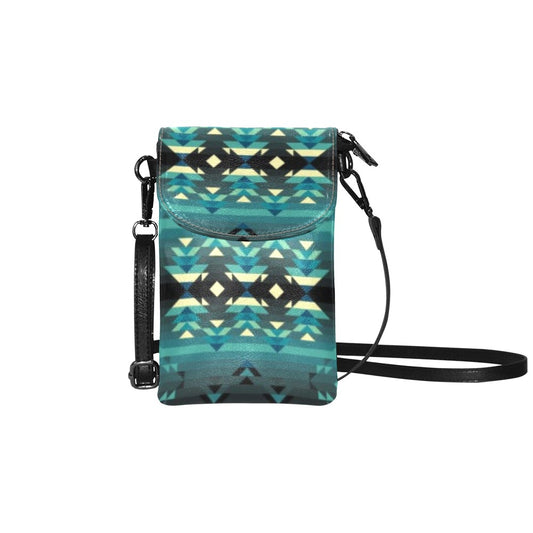 Inspire Green Small Cell Phone Purse