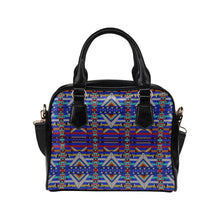 Load image into Gallery viewer, Medicine Blessing Blue Shoulder Handbag
