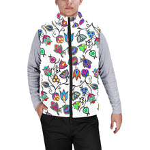 Load image into Gallery viewer, Indigenous Paisley White Men&#39;s Padded Vest Jacket
