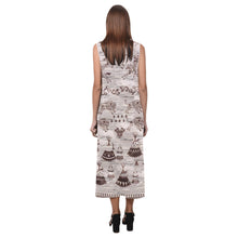 Load image into Gallery viewer, Heart of The Forest Phaedra Sleeveless Open Fork Long Dress
