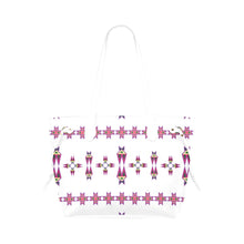 Load image into Gallery viewer, Four Directions Lodge Flurry Clover Canvas Tote Bag
