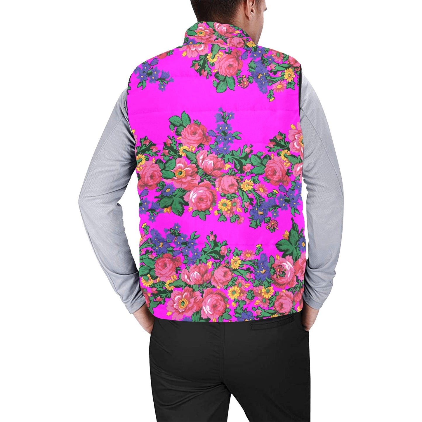 Kokum's Revenge Blush Men's Padded Vest Jacket