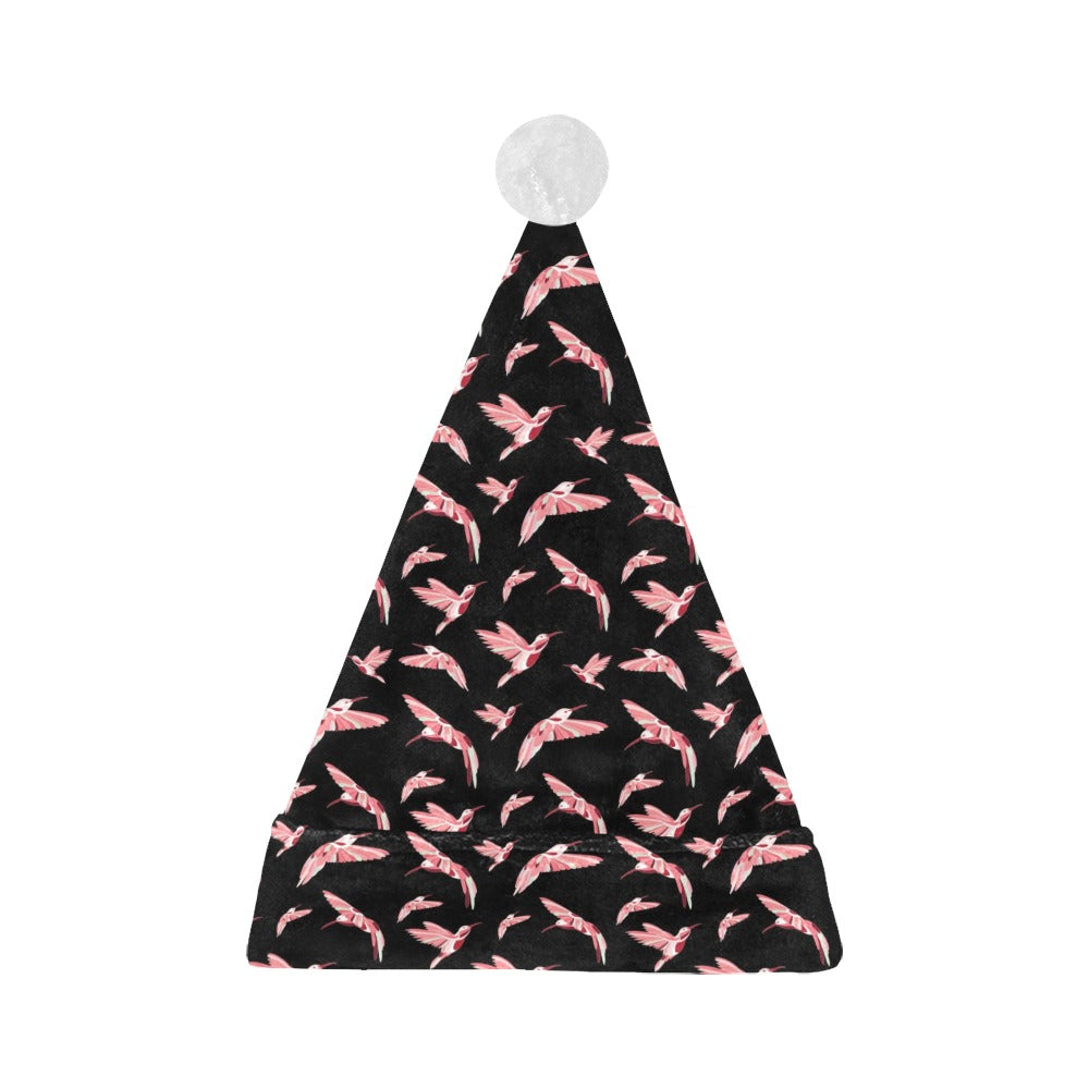 Strawberry Black Santa Hat