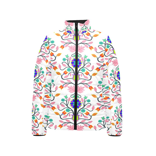 Floral Beadwork Four Clans Stand Collar Jacket
