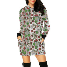 Load image into Gallery viewer, Strawberry Dreams Br Bark Hoodie Dress
