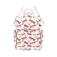 Load image into Gallery viewer, Gathering White Multi-Function Diaper Backpack/Diaper Bag
