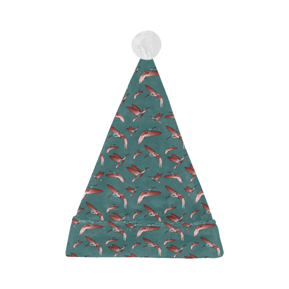 Red Swift Turquoise Santa Hat