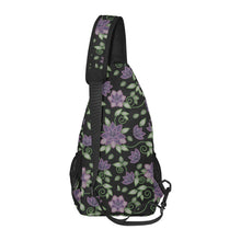 Load image into Gallery viewer, Purple Beaded Rose Chest Bag
