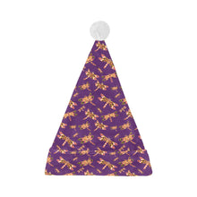 Load image into Gallery viewer, Gathering Yellow Purple Santa Hat
