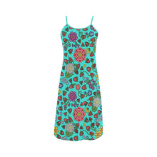 Load image into Gallery viewer, Berry Pop Turquoise Alcestis Slip Dress
