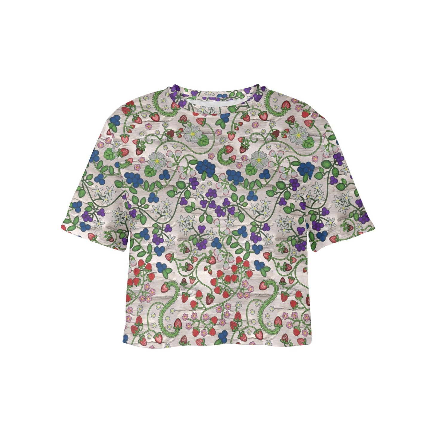 Grandmother Stories Bright Birch Crop Top