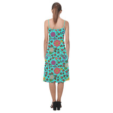 Load image into Gallery viewer, Berry Pop Turquoise Alcestis Slip Dress
