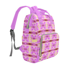 Load image into Gallery viewer, Gathering Earth Lilac Multi-Function Diaper Backpack/Diaper Bag
