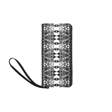 Load image into Gallery viewer, Writing on Stone Black and White Women&#39;s Clutch Purse
