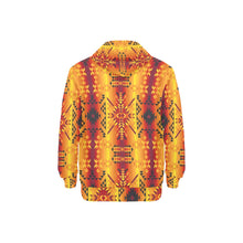 Load image into Gallery viewer, Desert Geo Yellow Red Men&#39;s Long Sleeve Fleece Hoodie
