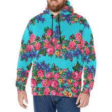 Load image into Gallery viewer, Kokum&#39;s Revenge Sky Men&#39;s Long Sleeve Fleece Hoodie
