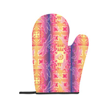 Load image into Gallery viewer, Kaleidoscope Dragonfly Oven Mitt &amp; Pot Holder
