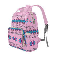 Load image into Gallery viewer, Sacred Trust Carnation Multi-Function Diaper Backpack/Diaper Bag
