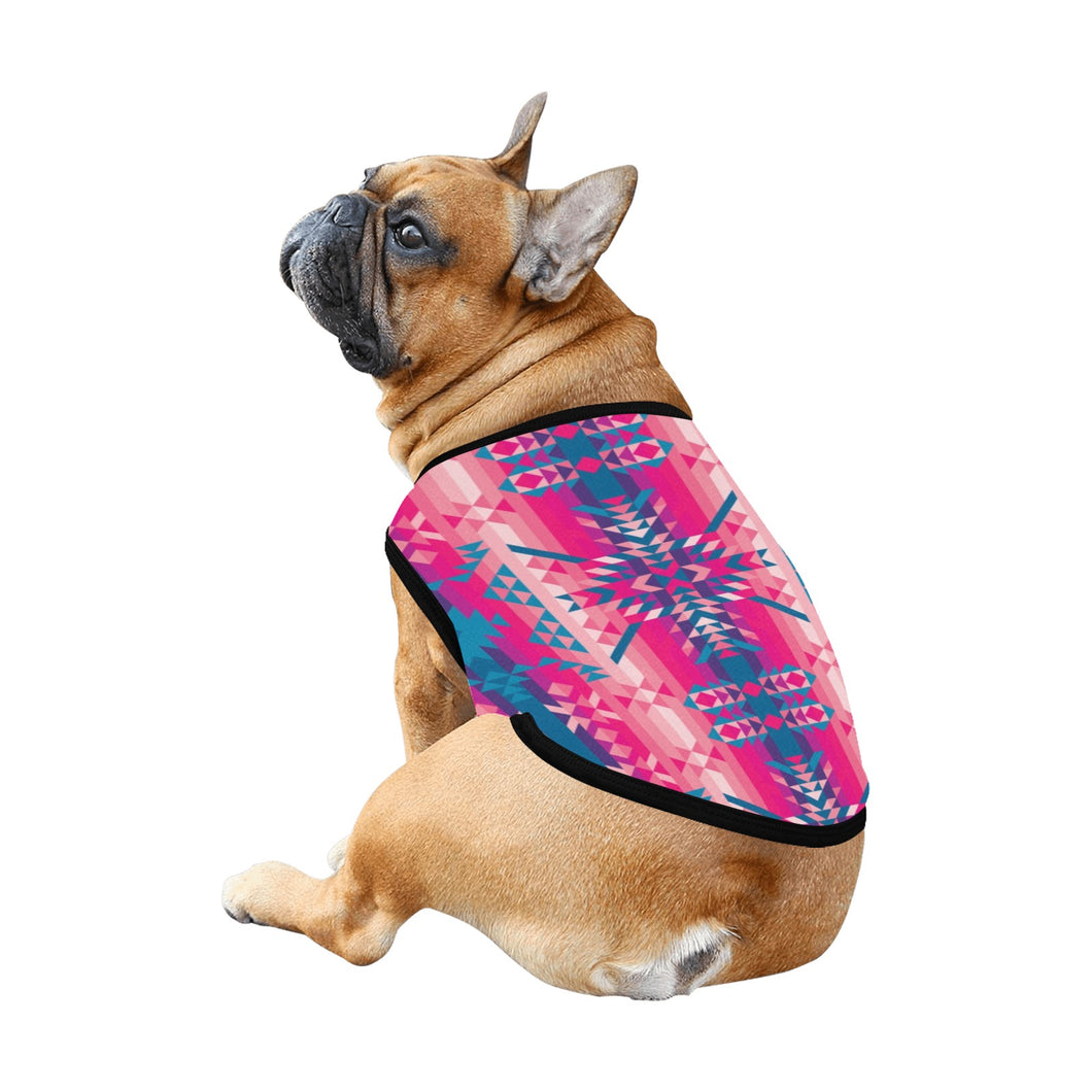 Desert Geo Blue Pet Tank Top