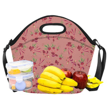 Load image into Gallery viewer, Swift Floral Peach Rouge Remix Neoprene Lunch Bag/Large
