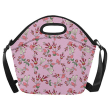 Load image into Gallery viewer, Strawberry Floral Neoprene Lunch Bag/Large
