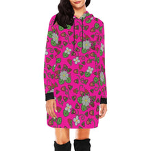 Load image into Gallery viewer, Strawberry Dreams Blush Hoodie Dress
