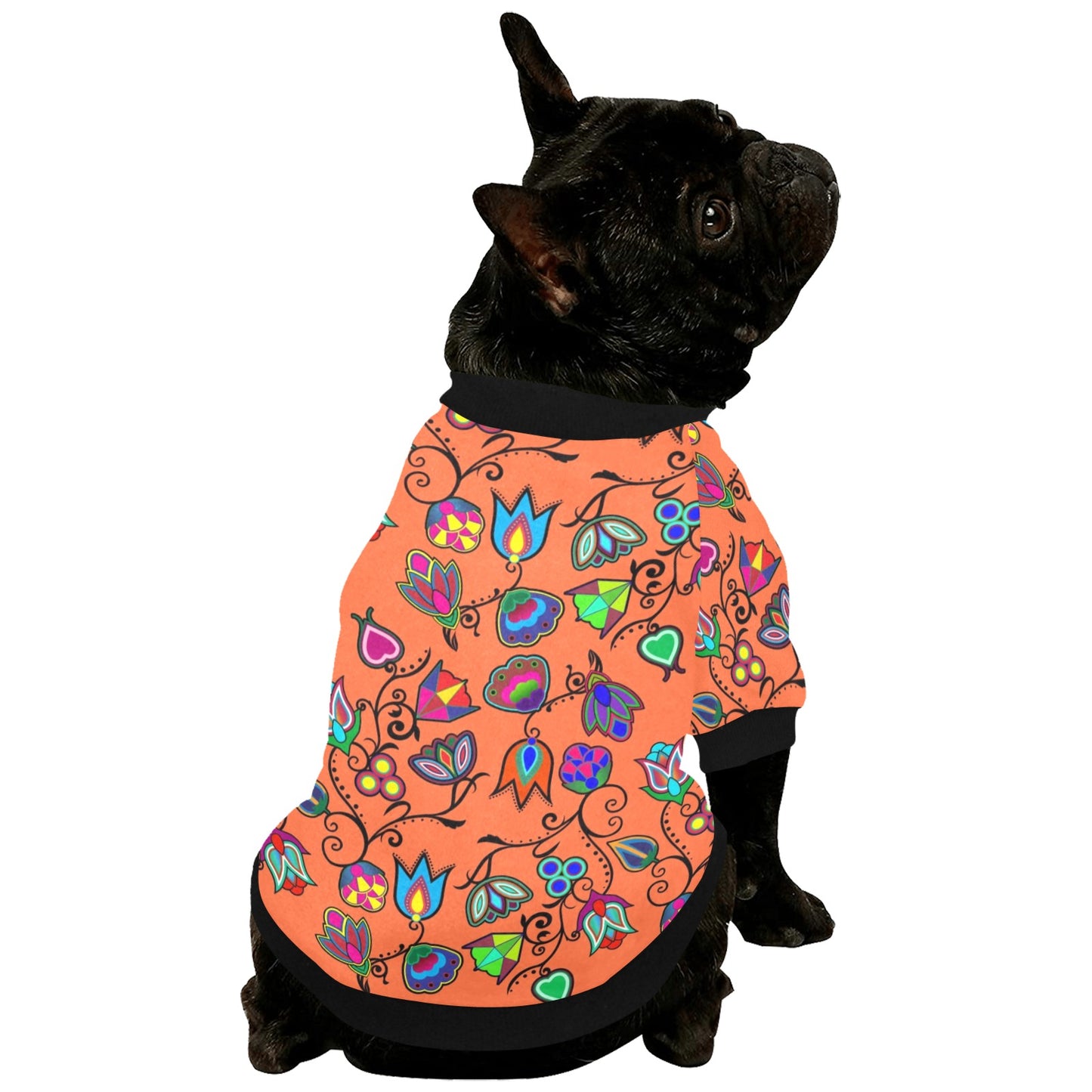 Indigenous Paisley Sierra Pet Dog Round Neck Shirt